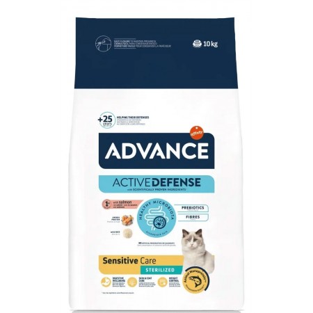 Advance Cat Sterilized Salmon Sensitive ЛОСОСЬ корм для стерилизованных кошек 10 кг (962821)